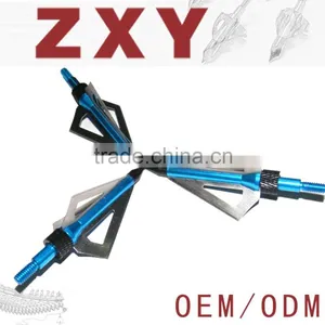 2015 Archery Wholesale Aluminum Arrow Head for Hunting Blue thumbnail-1
