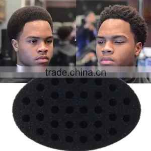 HAIR CURL SPONGE HAIR BRUSH FOR MAGIC TWIST CURLING NATURAL AFRO HAIR thumbnail-1