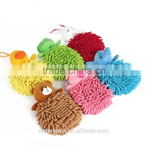 2015 Good Sale Chenille Cartoon Animal Hand Towel thumbnail-1