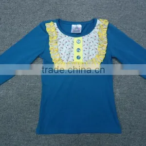 2015 Summer Beautiful Kid Clothing Manufacturer European Cool Girls Kids T-shirts Design thumbnail-4