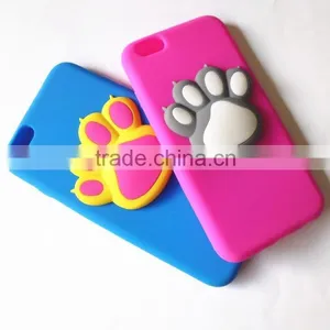 Durable Silk Print Silicone Mobilephone Case thumbnail-3