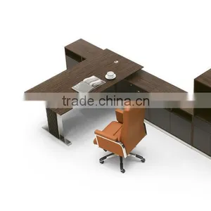 DT-06 L-shape T-shape Computer Table MDF Office Table Quality Choice thumbnail-5