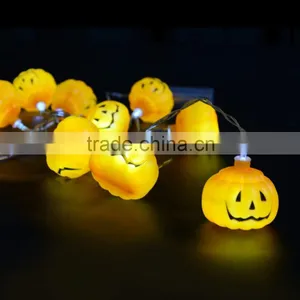 Halloween 10LED Pumpkin Light Chain thumbnail-1