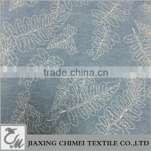 Jiaxing Dot Printed Pattern of Cotton Denim for Denim Jacket thumbnail-4