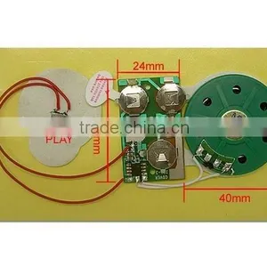 2016 Customized Low Price Recordable Sound Module for Greeting Card&music Box With IC Chip thumbnail-1