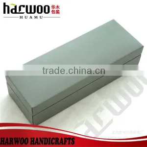 Leather Packing Case With a Outer Paper Boxes and Microfiber Insert Custom Logo Pen Box thumbnail-5