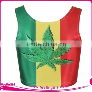 Wholesale Cheap Latest Design Blank Summer Crop Tops for Women thumbnail-6