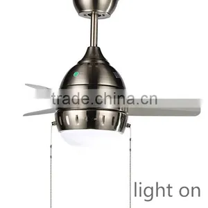 Modern Mini Fan Glass Shade Pendant Light thumbnail-2