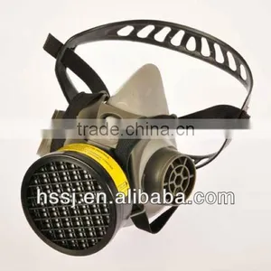 2016 Military Gas Mask Half Face Gas Mask New Actived Carbon Filter TPR Frame Military Gas Masks Disposable thumbnail-2