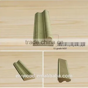 Melamine Wrapped Wood Moulding for Wall Panel Decoration thumbnail-1