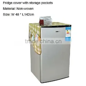 Non-woven Fridge Cover With Storage Pockets thumbnail-1