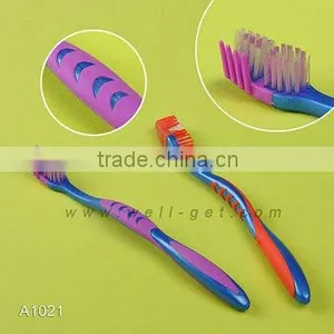 Hot Selling Adult Toothbrush With Tongue Cleaner/Adult Toothbrush/Supplier Toothbrush thumbnail-1