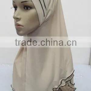 H262 Latest Muslim Hijab With Curling thumbnail-3