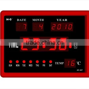 Led Calendar Digital Clock /digital Clock /table Clock With Alarm,temperature thumbnail-2