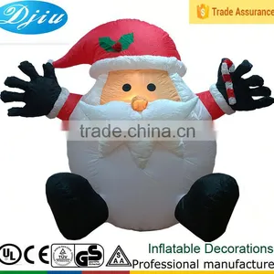 DJ-XT-66 Inflatable Best Made Toys Christmas Santa Claus Fat Chubby Hug Doll thumbnail-1
