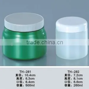 China Manufacture Empty Luxury Eco Friendly Printing Cosmetic PE 500ml Cream Jar thumbnail-2