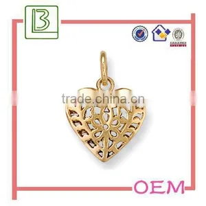 Fashion 3D Hollow Heart Pendant, Attractive Pendant and Necklace ,fashion Gift and Souvenir thumbnail-1
