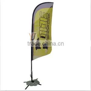 2015 Advertsing Flying Beach Flag Banner,teardrop Feather Flag, White Pole Blade Swooper Flag Printing thumbnail-2