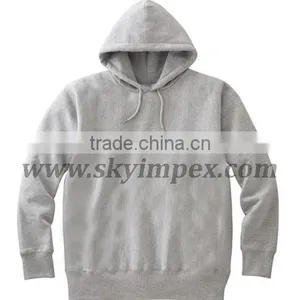 Unisex Cotton Hoodie Crewneck Sweatshirt With Pockets thumbnail-1