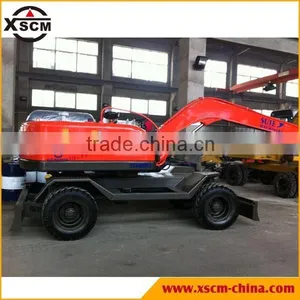 Wheel Type Custom Color Cheap Excavators for Sale thumbnail-1