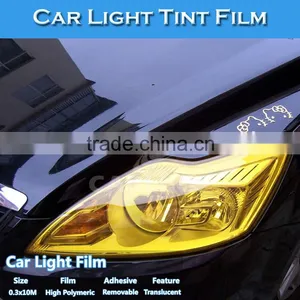 SINO CAR STICKER Waterproof PVC Vinyl Sticker Car Headlight Tint Film thumbnail-1