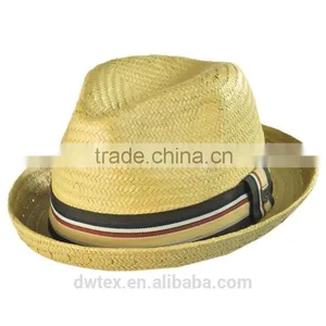 Classic Design Best Selling 100% Paper Castor Toyo Straw Fedora Hat thumbnail-1