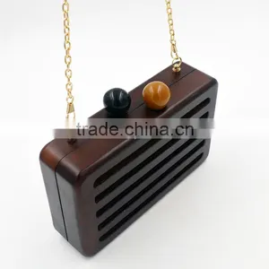 Wholesale in China Wooden Clutch Bag for Women thumbnail-3