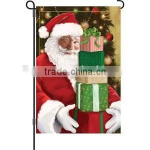 Garden Flag-Winking Santa thumbnail-1