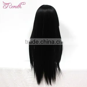 High Quality Fashion Girl Natural Straight Human Hair Wig With Bangs thumbnail-4