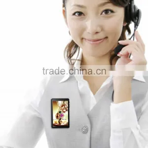 Wearable Photo Name Badge w/ Bluetooth 480*272 Resolution Rechargeable Lithium Battery 3.0 Inch LED LCD Sharp Screen thumbnail-1