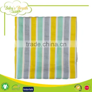 MS-07 Soft Cotton Baby Muslin Swaddle Blanket 47'*47' 4 Pack After Washed Supplier's Choice thumbnail-5