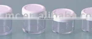 Transparent Cosmetic Jar thumbnail-1