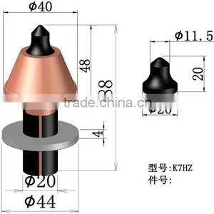 Road Milling Asphalt Bit K7HZ for Asphalt Miling Machine thumbnail-1