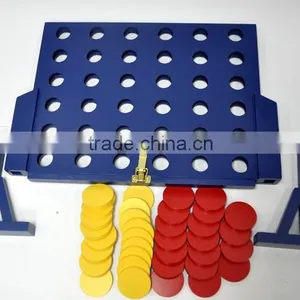 Giant Garden Game Wooden Connect Four Chess thumbnail-3