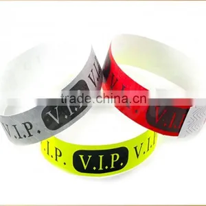 2015 Customized Barcode Printing Tyvek Paper Wristbands thumbnail-4