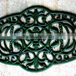 Cast Iron Metal Doormat Rectangle thumbnail-6