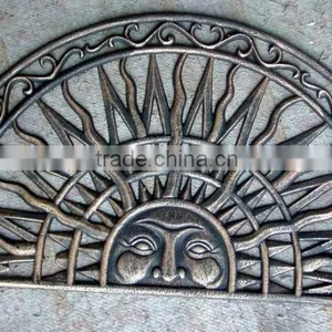 Half-round Cast Iron Metal Doormat thumbnail-3