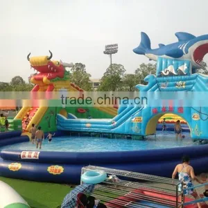 2015 Best Quality Outdoor Inflatable Water Park thumbnail-3