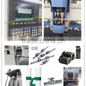 ATC Woodworking Router Cnc Milling Machine Aluminum Vacuum Table thumbnail-6