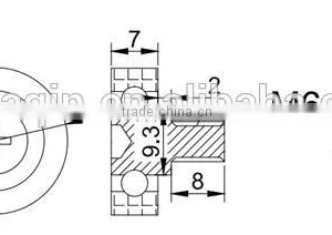 Good Quality Dr24 Plastic Ball Bearing 6x24x7mm thumbnail-6
