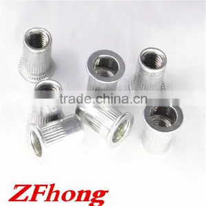 M3 , m4 ,m5, M6, M8, M10 Flat Head Aluminum Rivet Nut thumbnail-2