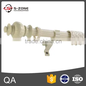Lowest Price Aluminum Window Curtain Rods With Bay Window Curtain Rods thumbnail-4