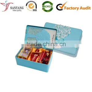 New Endearing Metal Tin Butter Fly Wedding Candy Chocolate Packaging Box Supplier's Choice thumbnail-3