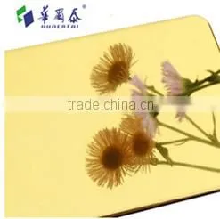New Product! Various Colors of Mirror Surface /silver Mirror / Mirror Finished Aluminum Composite Panel thumbnail-5