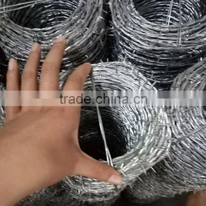 Hot Dipped Galvanized Weight of Barbed Wire Price per Roll/barbed Wire Price thumbnail-2