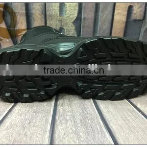 High Ankle Fashion Genuine Leather Black Military Combat Boots Army Safety Shoes thumbnail-5