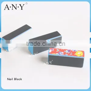 OEM Welcomed Cheap Nail Art Care Flower Printing 4 Side Nail Buffer Polishing thumbnail-1
