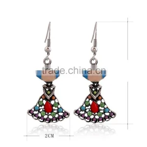 Best Quantity Amercian Little Girl Beaded Plating Drop Earrings thumbnail-1