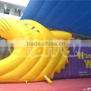 Hot Sale Inflatable Wildcats Helmet, Inflatable Football Helmet Tunnel for Sports thumbnail-1