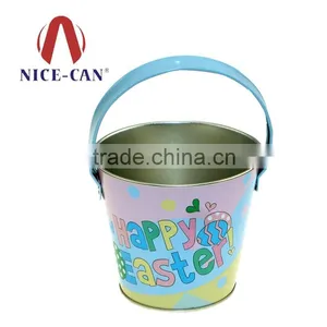 Hot Sale Small Attractive Tin Buckets, Made Of Tinplate thumbnail-2